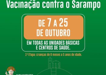 1ª etapa da Campanha Nacional de Vacinação contra sarampo é realizada em Caruaru