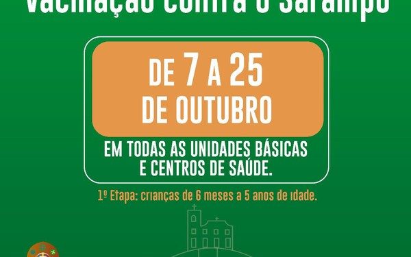1ª etapa da Campanha Nacional de Vacinação contra sarampo é realizada em Caruaru