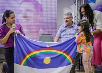 Raquel Lyra participa do lançamento da pré-candidatura de Lucinha Mota a deputada estadual, em Petrolina