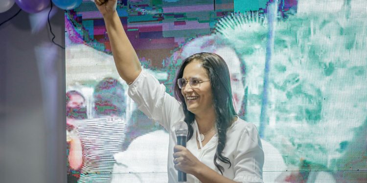 Para Lucinha, tendência é Raquel crescer ainda mais nas pesquisas