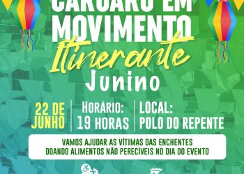 Mais um Caruaru em Movimento será realizado nesta quarta
