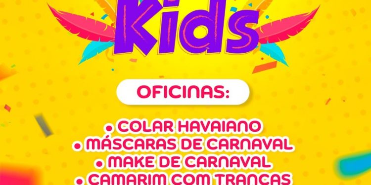 Folia Kids fará a alegria da meninada no Caruaru Shopping