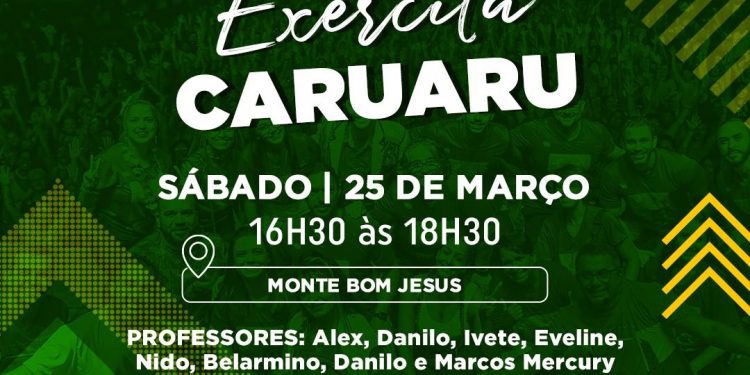 Prefeitura de Caruaru realizará Aulão de Dança no Monte Bom Jesus