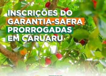 Inscrições do Garantia-Safra seguem até a próxima quinta-feira (09)