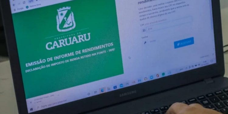 Prefeitura de Caruaru disponibiliza Informe de Rendimentos 2023