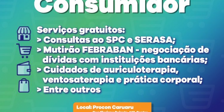 Procon Caruaru realiza ação de serviços em comemoração ao Dia do Consumidor