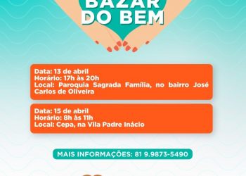 Transforma Caruaru realizará dois eventos do “Bazar do Bem”