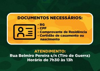 Junta Militar de Caruaru volta a atender no Tiro de Guerra