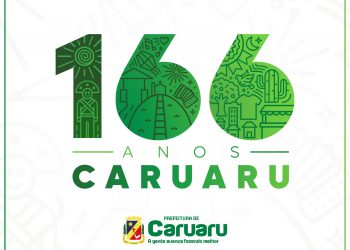 Prefeitura de Caruaru apresenta logomarca oficial do aniversário de 166 anos da cidade