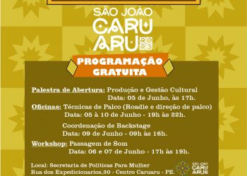 São João de Caruaru gera emprego, renda e ainda capacita profissionais do setor cultural