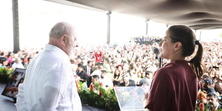 Governadora Raquel Lyra acompanha presidente Lula na inauguração do Campus Paulista do IFPE