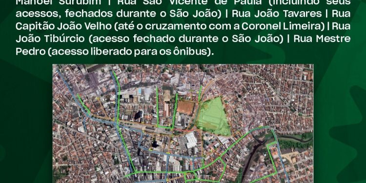 Prefeitura de Caruaru divulga esquema de Mobilidade para o Maior e Melhor São João do Mundo