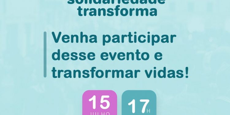 Caruaru Shopping recebe o Solidariedade Transforma no dia 15 de julho