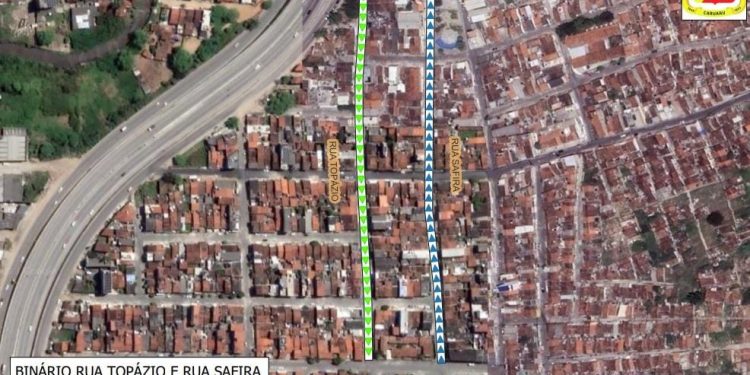 Binário das ruas Topázio e Safira será consolidado