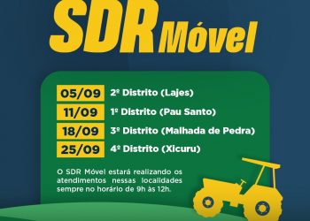 SDR Móvel intensificará atendimento aos moradores da Zona Rural de Caruaru