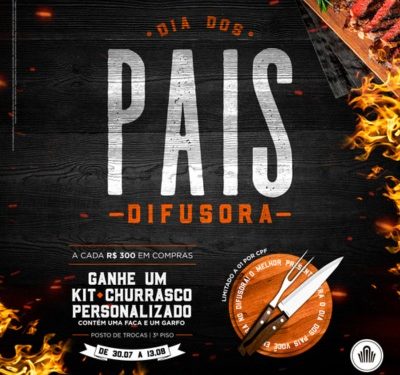 Shopping Difusora com programação especial e premiação para Dia do Pais