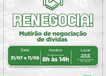 Mutirão de renegociação de dívidas prossegue no Procon Caruaru