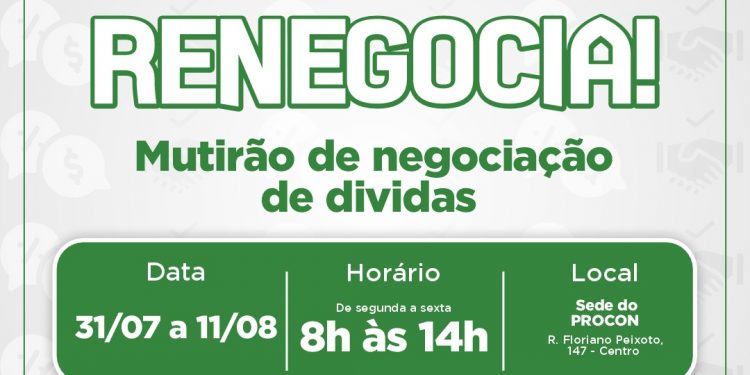 Mutirão de renegociação de dívidas prossegue no Procon Caruaru