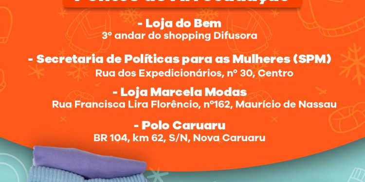 Transforma Caruaru realiza campanha para arrecadar agasalhos