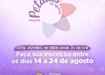 Prefeitura de Caruaru lança projeto “Pétalas do Agreste” para estudantes da Rede Municipal de Ensino