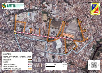 AMTTC divulga esquema de mobilidade para o desfile de 7 de setembro