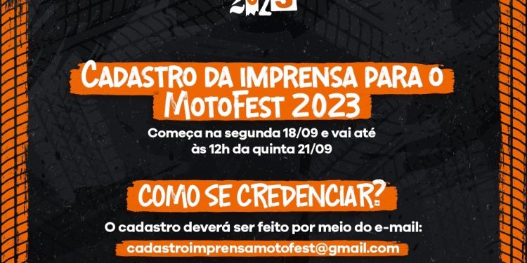 Prefeitura de Caruaru abre cadastro da imprensa para a cobertura do MotoFest 2023