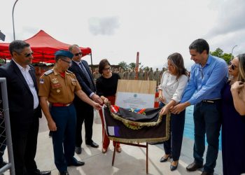 Governadora Raquel Lyra inaugura primeiro complexo aquático do Corpo de Bombeiros de Pernambuco