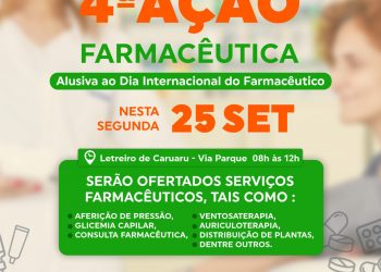 Dia Internacional do Farmacêutico será comemorado com oferta de serviços gratuitos em Caruaru