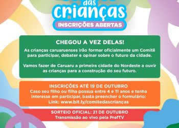 Últimos dias de inscrições para o Comitê das Crianças 2023