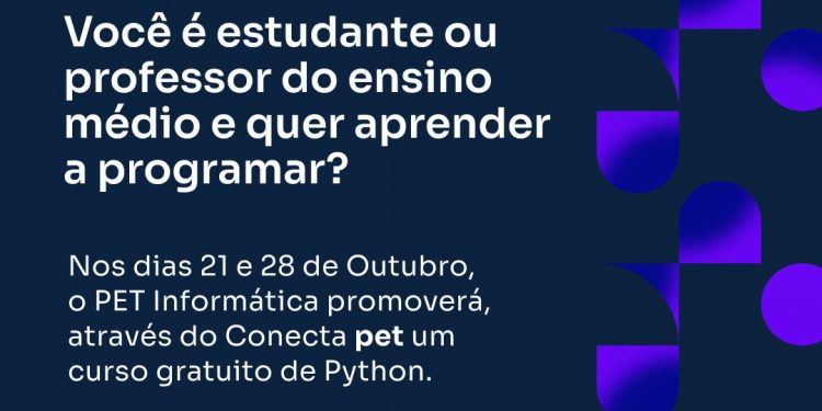 Primeira edição do Conecta PET está com inscrições abertas até o dia 10 de outubro