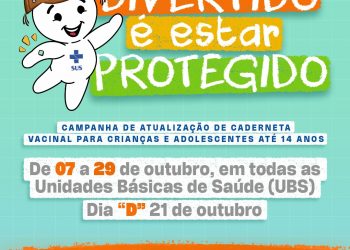 Campanha de multivacinação para crianças e adolescentes terá início em Caruaru