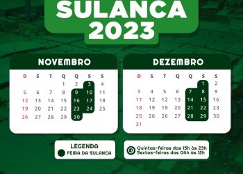 Feiras de fim de ano começam na quinta-feira (09)