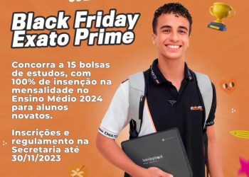 Exato Prime está com promoção Black Friday de matrícula para 2024