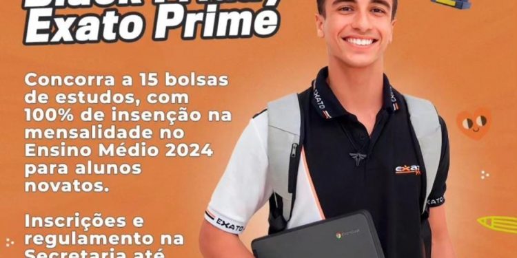Exato Prime está com promoção Black Friday de matrícula para 2024