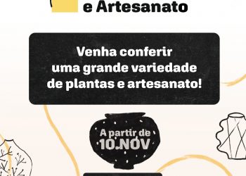 No Caruaru Shopping, Feira de Plantas e Artesanato reúne uma variedade de produtos