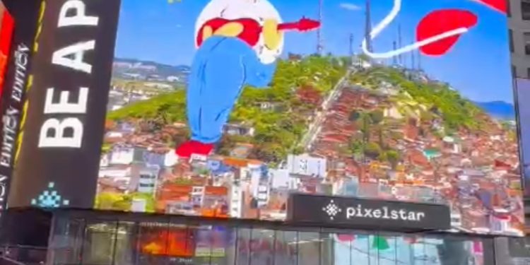 Caruaru é destaque na Times Square em Nova York