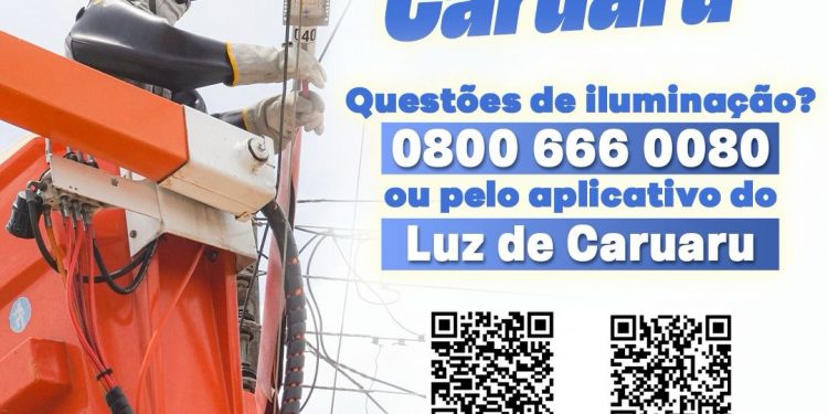 LUZ DE CARUARU ilumina a cidade: novo aplicativo facilita relatos de problemas de iluminação em tempo real
