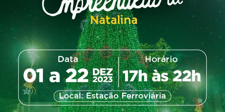 Feira de Natal da Mulher Empreendedora segue até dia 22 na Estação Ferroviária
