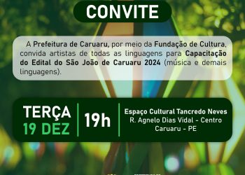 Prefeitura de Caruaru realiza capacitação do Edital do São João 2024