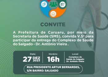 Implantação do Complexo de Saúde do Salgado Dr. Antônio Vieira