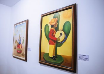 Obras da Pinacoteca Luísa Maciel estão expostas na Fundação de Cultura de Caruaru