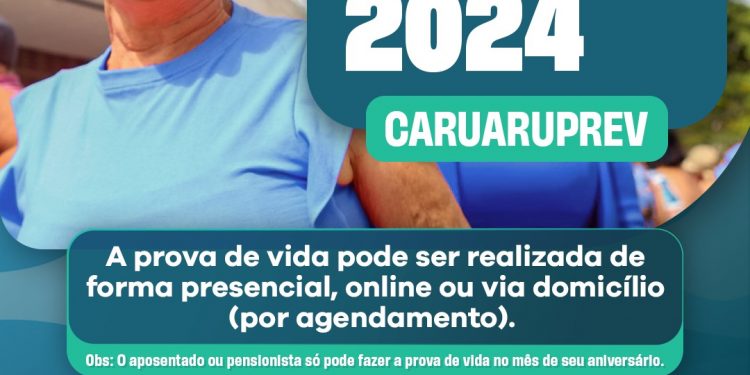 Aposentados e pensionistas do CaruaruPrev já podem fazer prova de vida para o ano de 2024