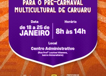 Cadastro para ambulantes trabalharem no Pré-Carnaval Multicultural de Caruaru foi liberado nesta quinta-feira (18)