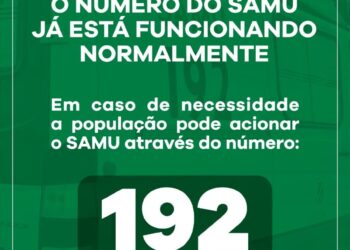 Número 192 do Samu Caruaru e Samu Agreste voltou a funcionar