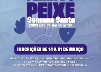 Cadastro para Feiras de Peixe da Semana Santa