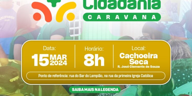 Cadastro para creche durante a Caravana da Saúde e Cidadania
