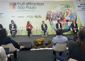 Governadora Raquel Lyra destaca capacidade de exportação de Pernambuco durante feira internacional de frutas e hortaliças em São Paulo
