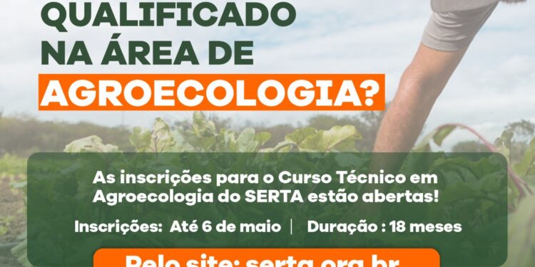 Serta oferta Curso Técnico em Agroecologia para agricultores de Caruaru