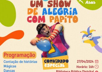 Projeto Criando Asas traz para Noronha o espetáculo “Um show de alegria com Papito”