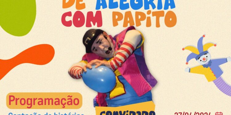Projeto Criando Asas traz para Noronha o espetáculo “Um show de alegria com Papito”